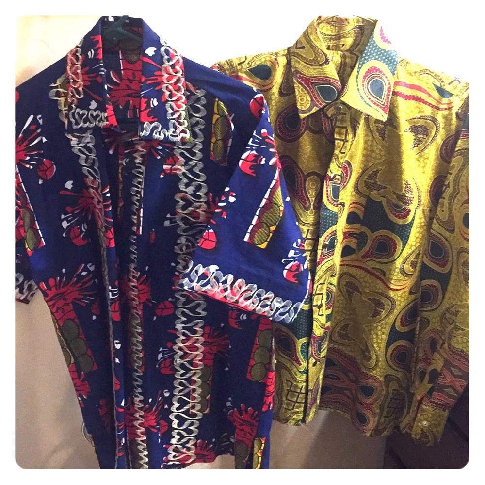 New Gucci long sleeve shirt and new purple shirt.